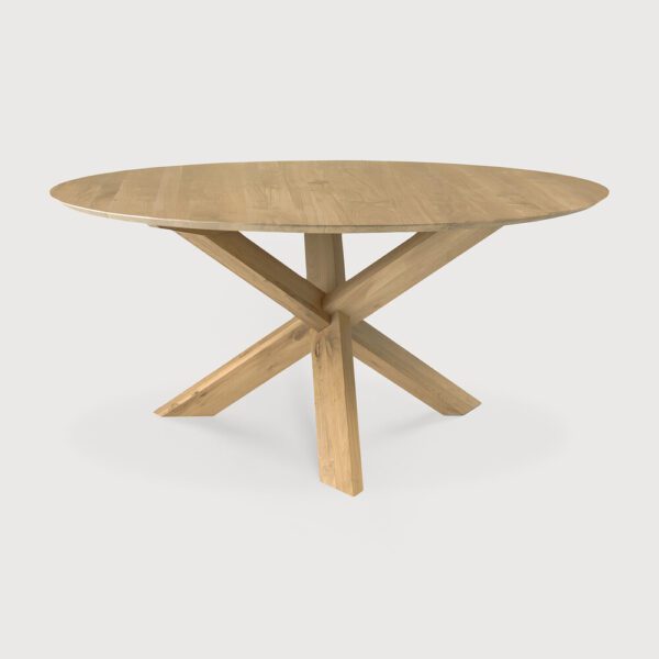 Ethnicraft Oak Circle Dining Table