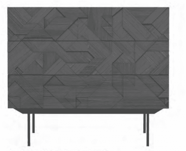 Ethnicraft Teak Graphic Chest of Drawers