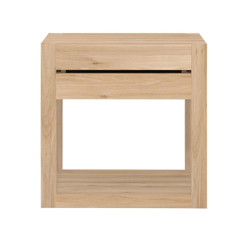 Oak Azur Bedside Table insideout Newcastle