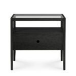 Ethnicraft Oak Spindle Bedside Table - Image 4