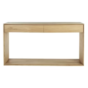 Ethnicraft Nordic 2 Drawer Console
