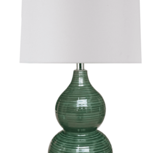 Emerald Green Ceramic Table Lamp