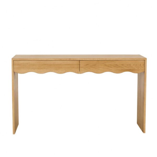 Solstice Wave Console | Oak