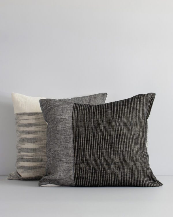 Wilson Cushion | Black-Ecru - Image 2