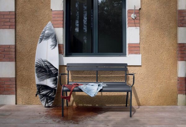 Luxembourg 2-seater Garden Bench - Image 3
