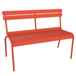 Luxembourg 2/3 Seater bench with Backrest