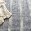 Malta Blue Wool Woven Rug