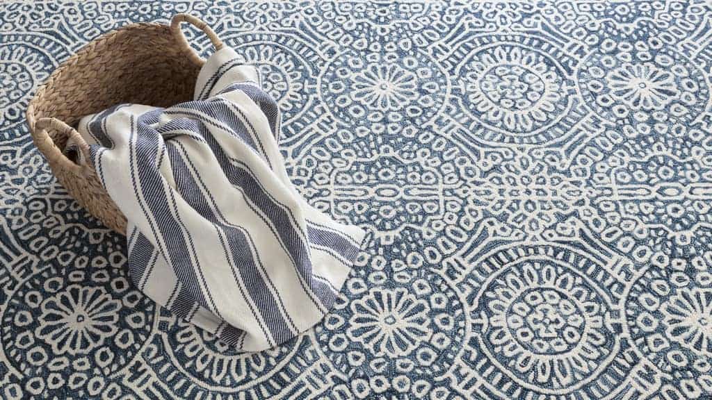 Temple Ink Wool Micro Hooked Rug insideout Newcastle