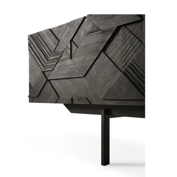 Ethnicraft Teak Graphic TV Cupboard - Image 3