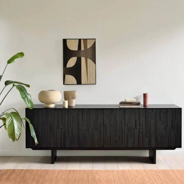 Ethnicraft Teak Mosaic Sideboard - Image 2