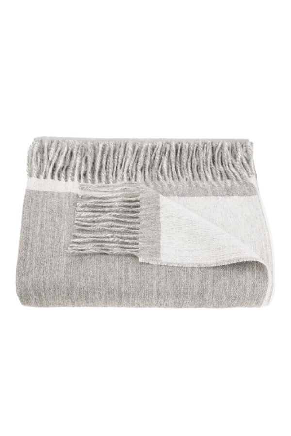 Tuwi Pure Reversible Eco Throw Light Grey