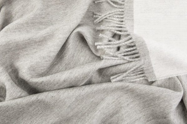 Tuwi Pure Reversible Eco Throw Light Grey - Image 2