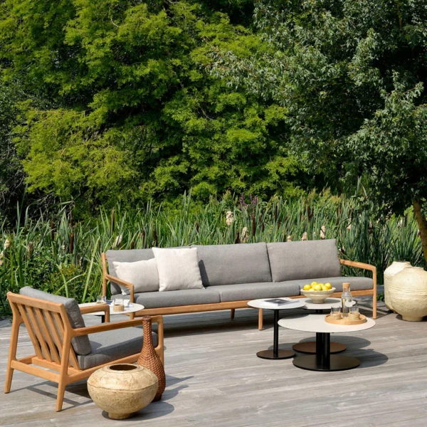 Teak Jack Mocha Outdoor Sofa - Image 2