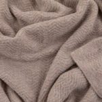 Wave Knitted Baby Blanket in Taupe - Image 3