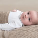 Wave Knitted Baby Blanket in Taupe - Image 4