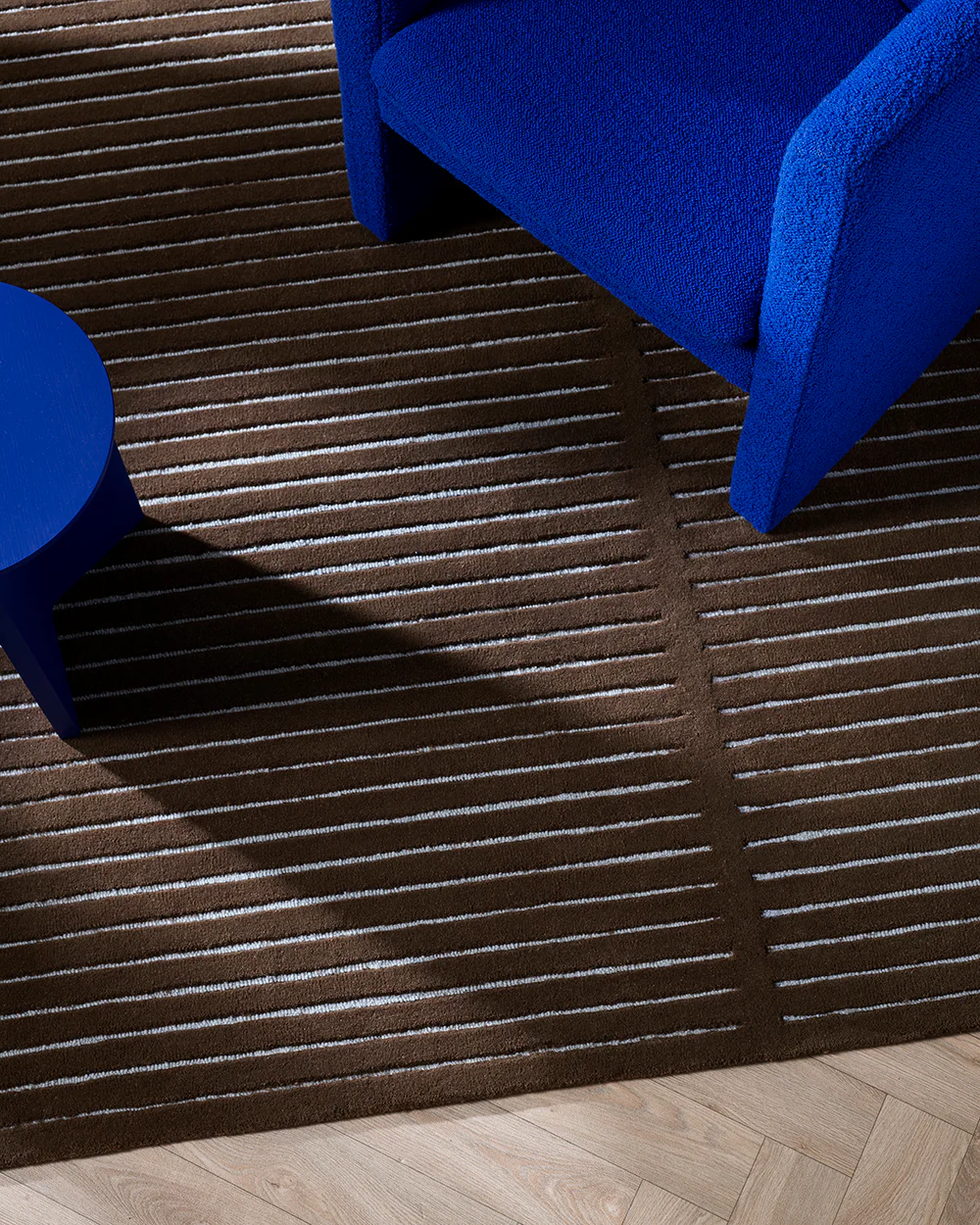 Marlow Chocolate Floor Rug - Image 4